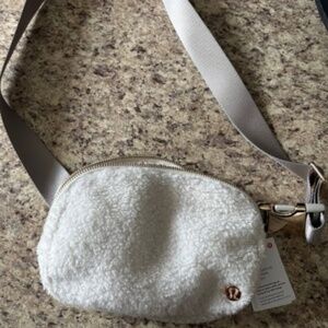 Lululemon Sherpa Belt Bag with Gold Hardware